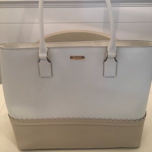 Kate Spade White Tote